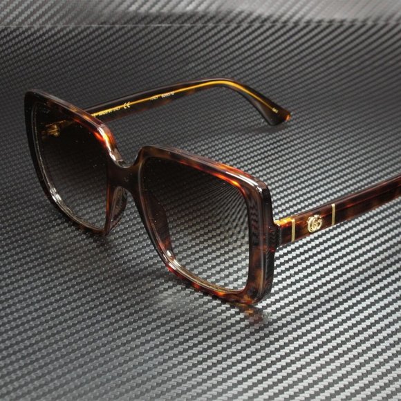 Gucci Havana Brown Women's Sunglasses